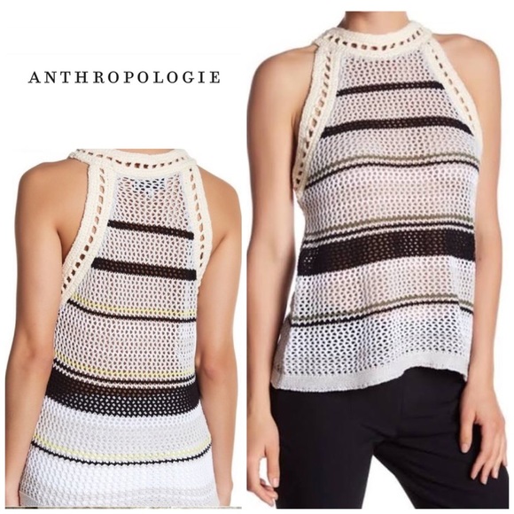 Anthropologie Sweaters - Anthropologie John Jenn Ravella crochet top